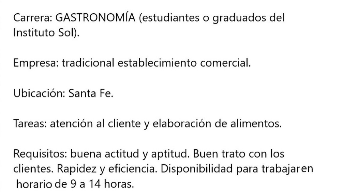 BOLSA DE TRABAJO - Búsqueda N°04/26